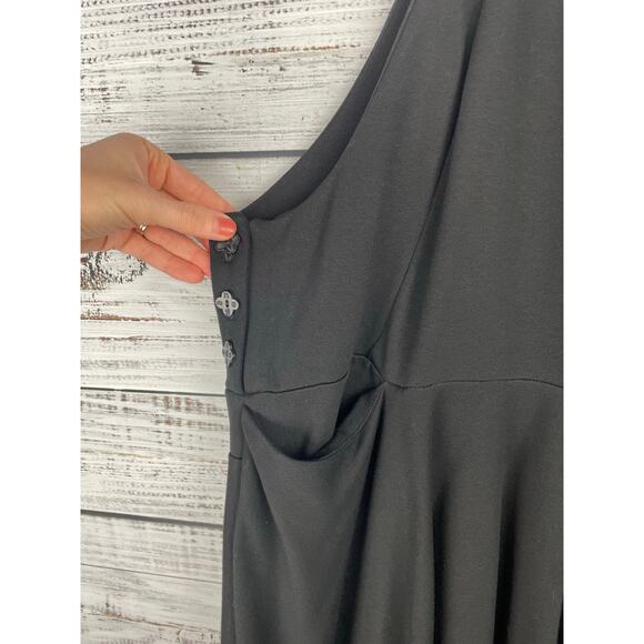 Snag Snagafore Pinafore Dress Black Tie Straps size G 24/26 Soft Stretch Punk - Picture 11 of 12